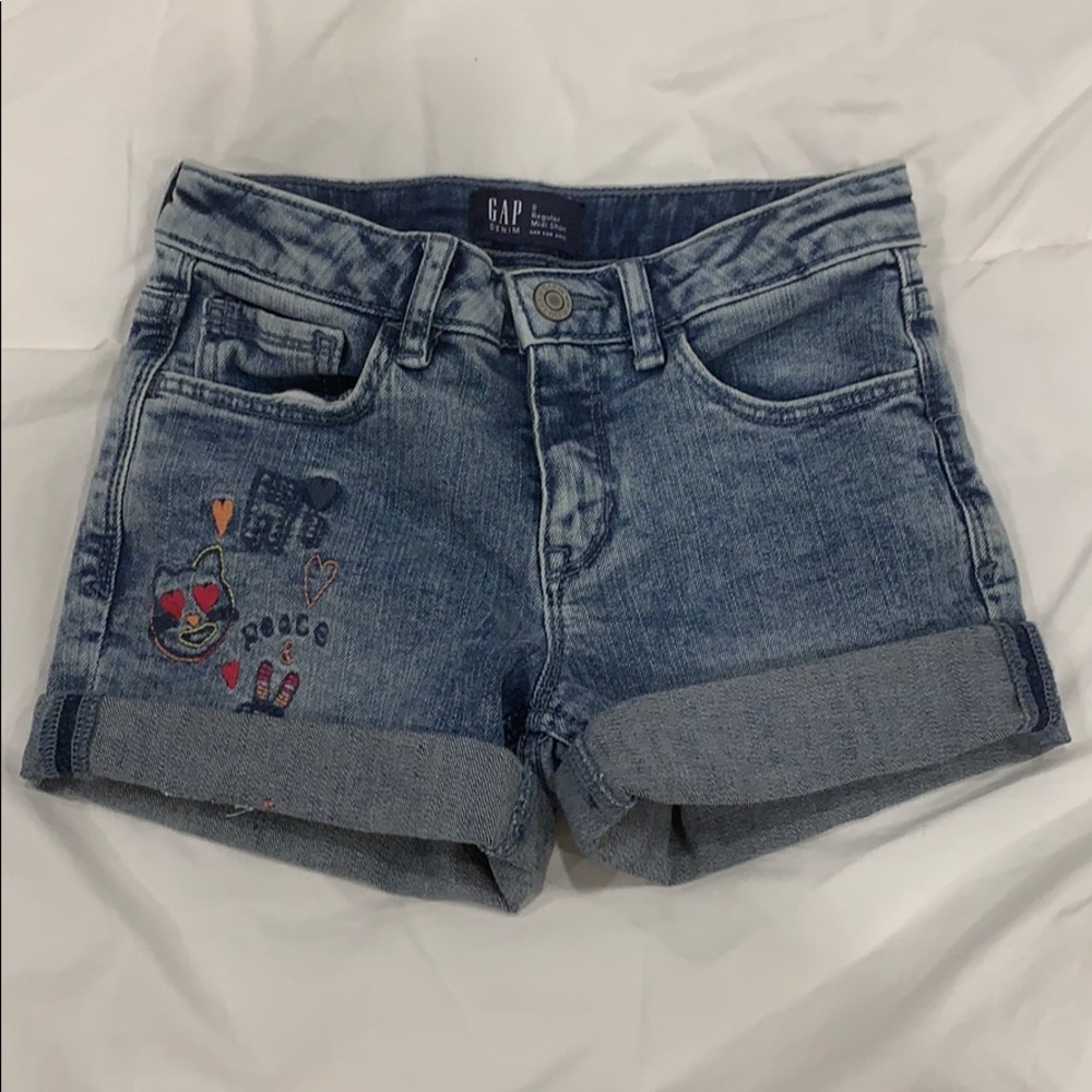 Denim shorts